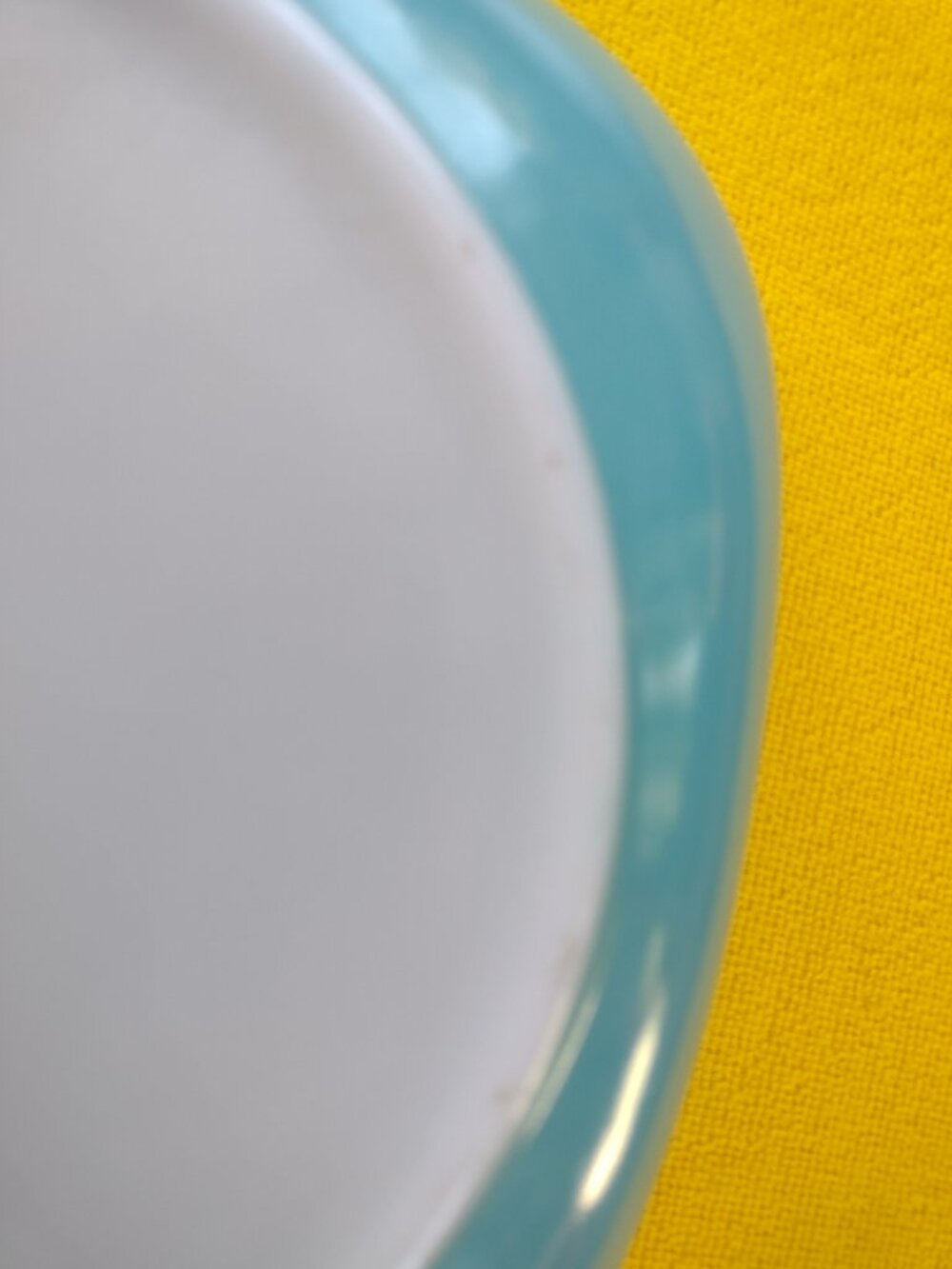 Vintage Pyrex Turquoise Cinderella Snack Chip & Dip Bowl Set Original Box---Rare - Picture 7 of 16